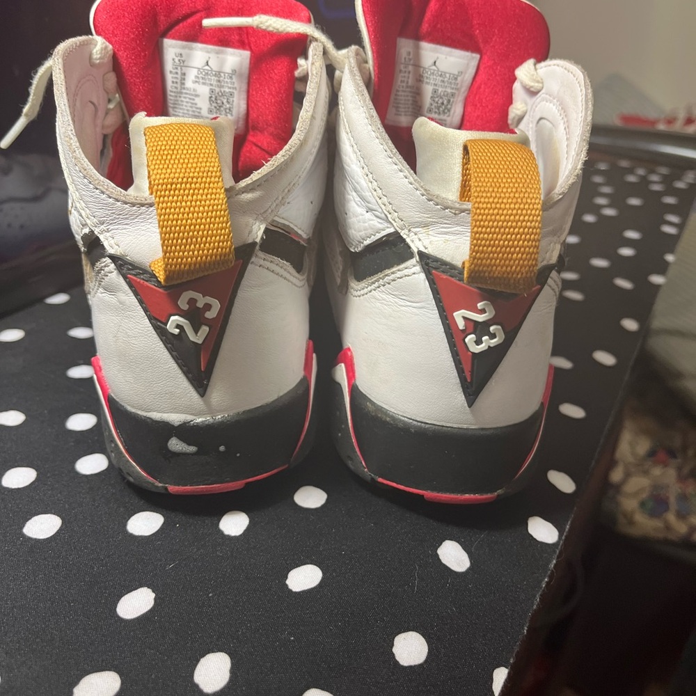 White Leather Sneakers - Picture 7 of 8